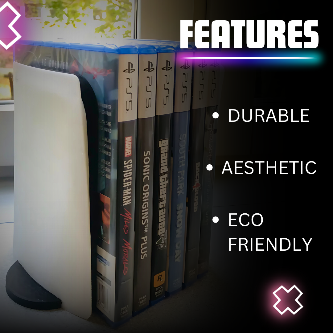 PlayStation Game Stand – Gaming Storage & Organizer