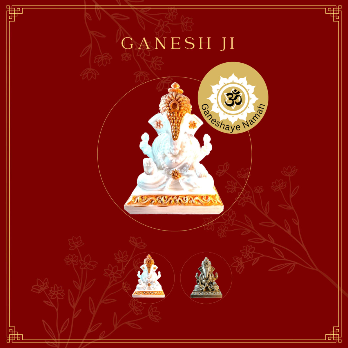 Ivory Ganesha Idol – Lord Ganesha Murti
