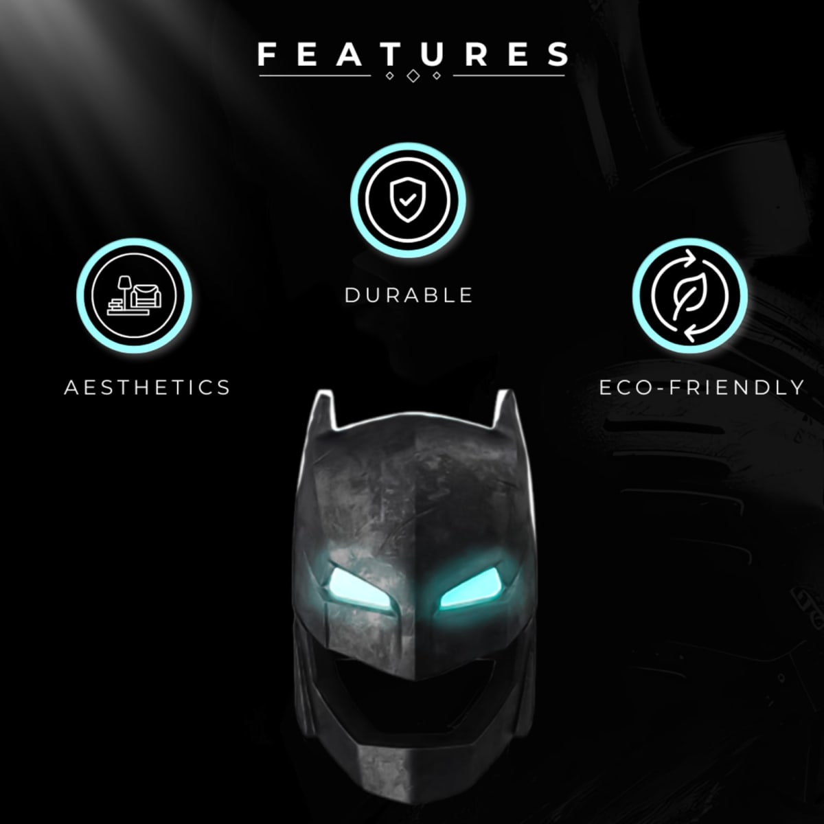 Batman Armored Mask – Batman v Superman 3D Printed Helmet