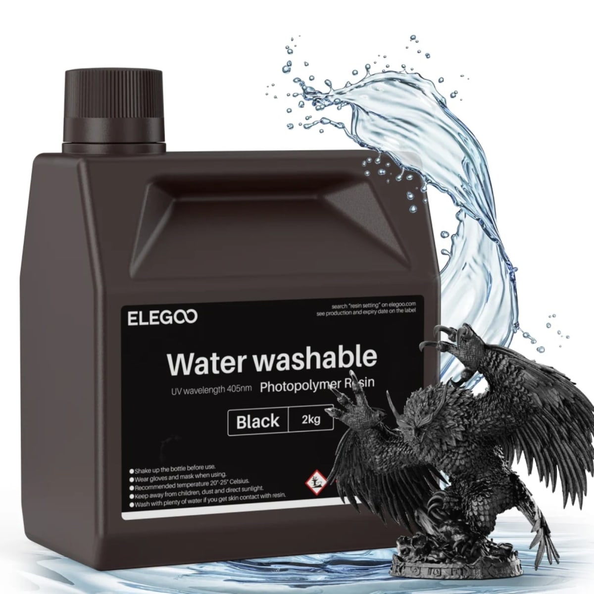 ELEGOO Water Washable 3D Printer Resin