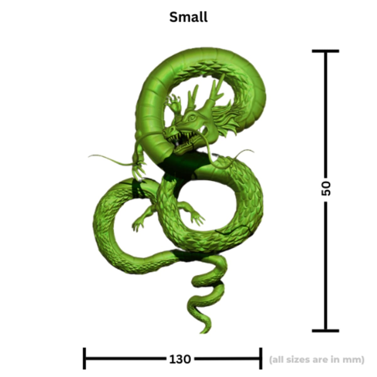 Shenron Dragon Figure – Dragon Ball Z 3D Printed Collectible