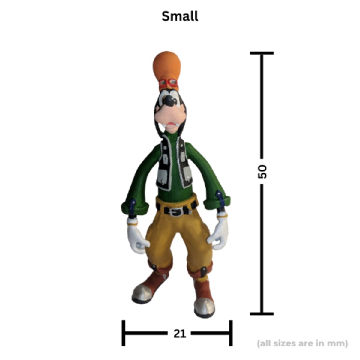 Goofy Figurine – Cartoon 3D Printed Collectible Figure