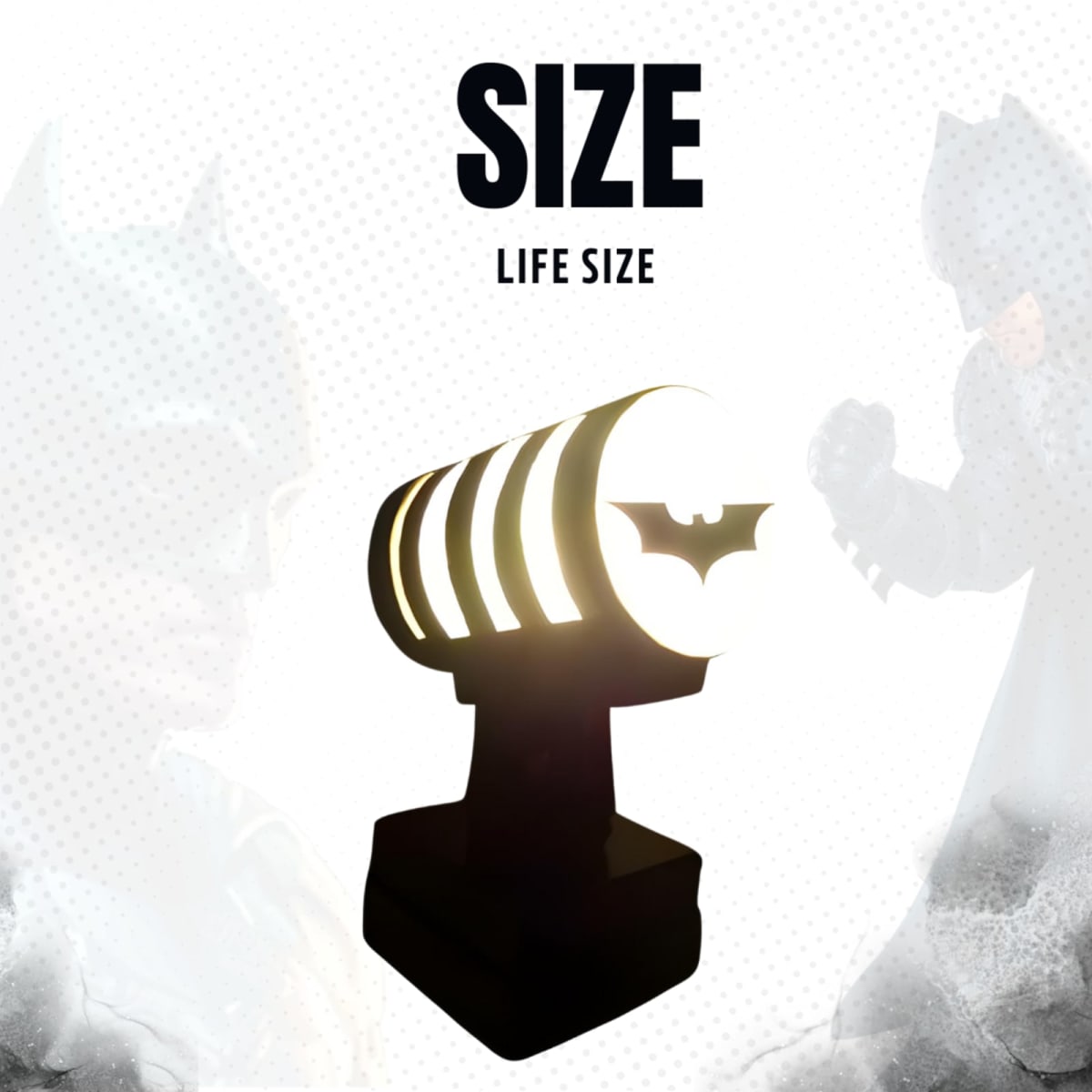 Batman Inspired Logo Projector – 3D Printed LED Bat Signal Light