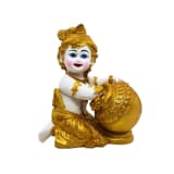 Makhanchor Krishna Idol – Bal Krishna Murti for Home & Temple