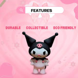 Kuromi Figure – Cute Punk Gothic 3D Printed Collectible