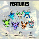Pokémon Keychain – 3D Printed Pokéball & Character Charm