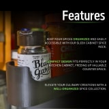 Cabinet Spice Rack – 3D Printed Adjustable Kitchen Organizer