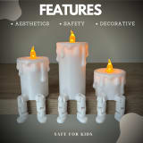 Articulated Candle Set – 3D Printed Bendable Ambient Décor