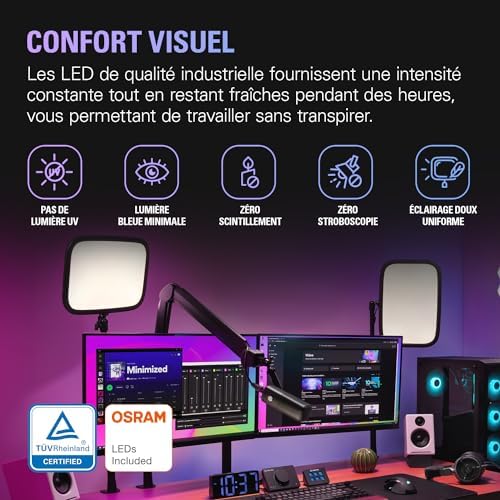 Vue 4 de Elgato Key Light Eclairage