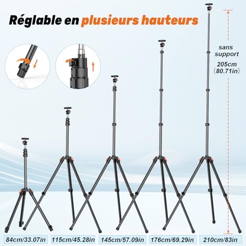 Vue 2 de Xxzu Cm Trepied De