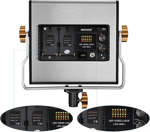 Vue 4 de Neewer Led Panneau Lumiere