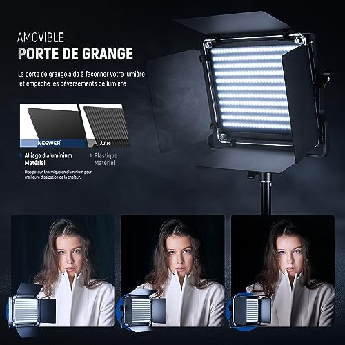 Vue 5 de Neewer Packs Led Lumiere
