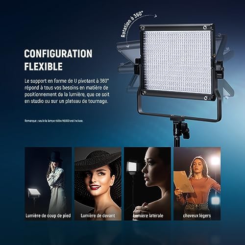 Vue 6 de Neewer Packs Led Lumiere