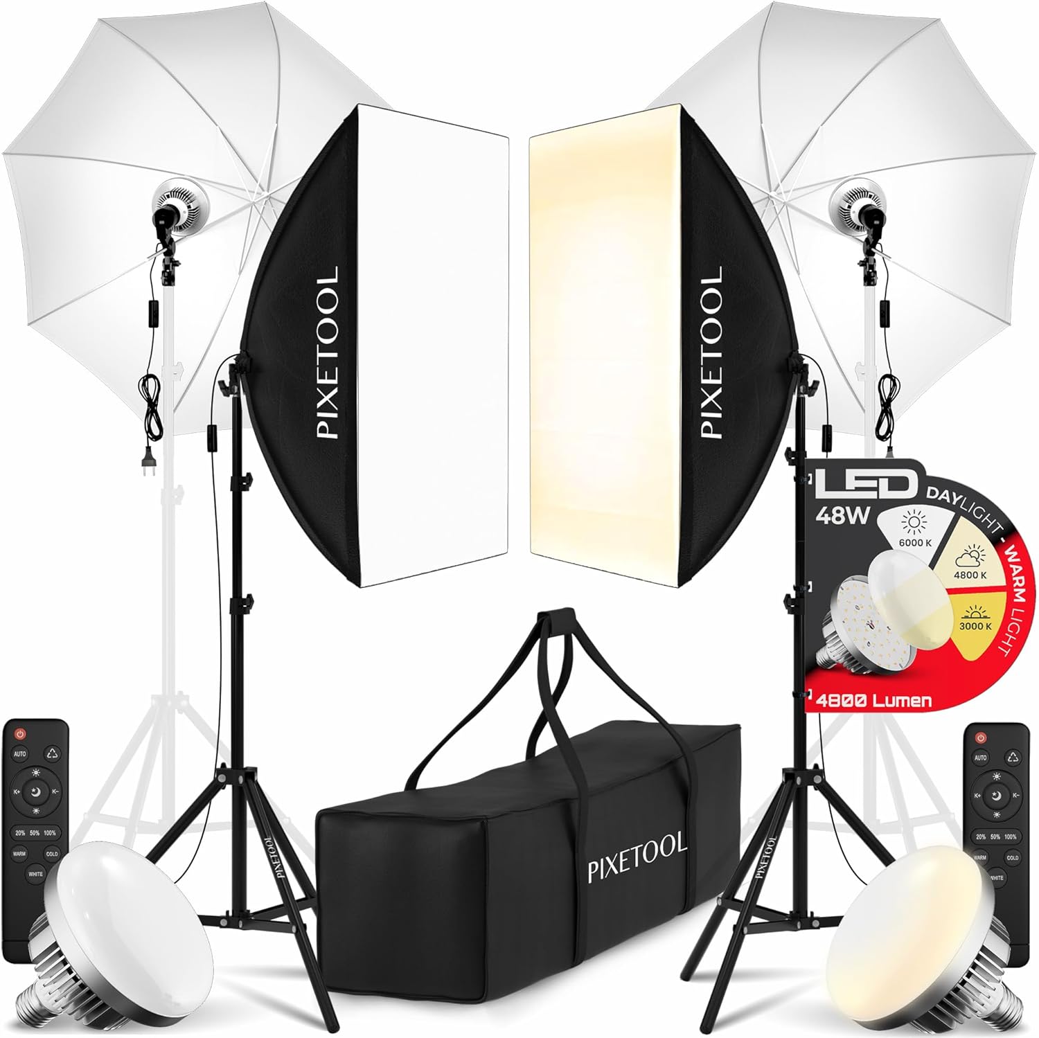 Pixetool Softbox Kit Studio