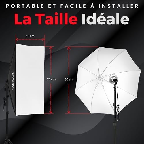 Vue 5 de Pixetool Softbox Kit Studio