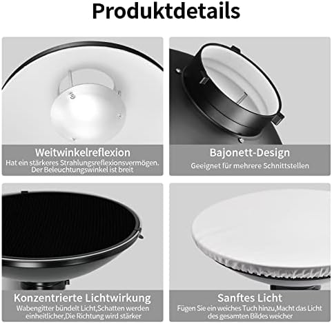Vue 5 de Soonpho Beauty Dish Reflecteur