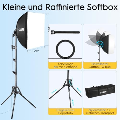 Vue 6 de Kit Fgen Softbox Cable