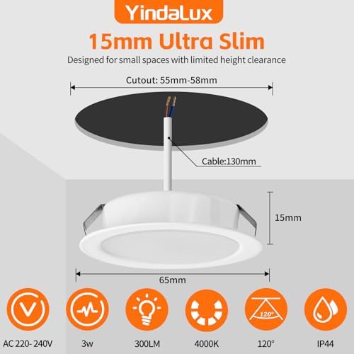 Vue 2 de Yindalux Set De Spot