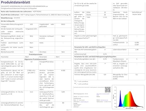 Vue 6 de Hoftronic Tube Led Cm
