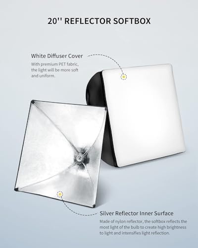 Vue 3 de Raleno Softbox Kit Studio