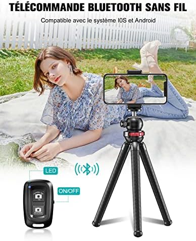Vue 3 de Cirycase Trepied Smartphone Rotatif