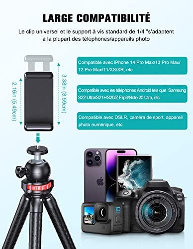 Vue 6 de Cirycase Trepied Smartphone Rotatif