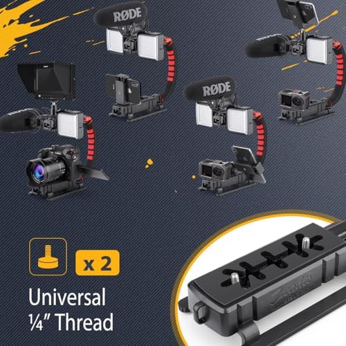 Vue 5 de Zeadio Stabilisateur Video Portable