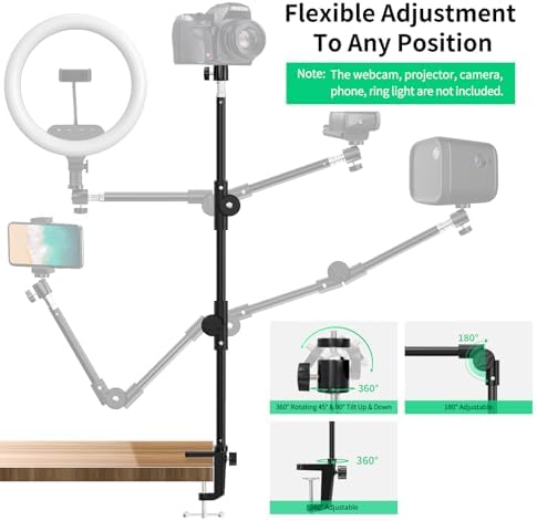 Vue 3 de Kdd Support Webcam Avec