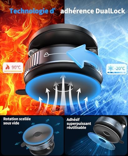 Vue 3 de Beeasy Support Magnetique Pour