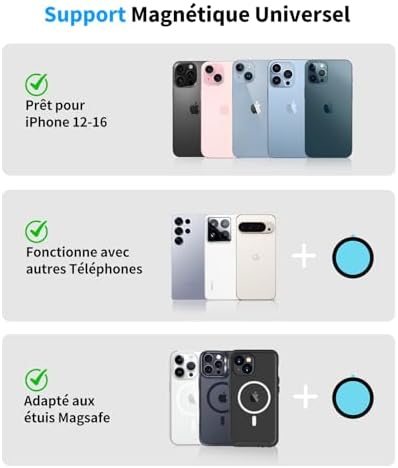 Vue 5 de Beeasy Support Magnetique Pour