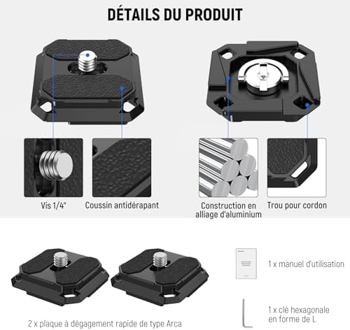 Vue 6 de Neewer Lot De Plaques