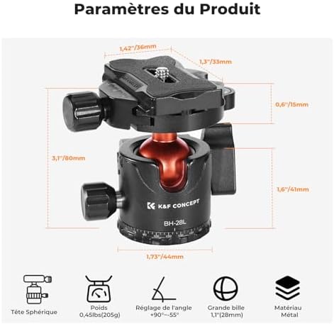 Vue 3 de Kf Concept Rotule Ball