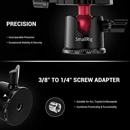 Vue 3 de Smallrig Rotatif Ball Head