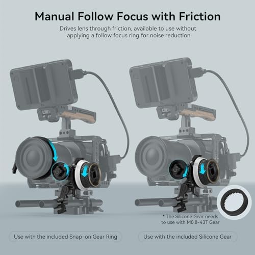 Vue 2 de Smallrig Mini Follow Focus