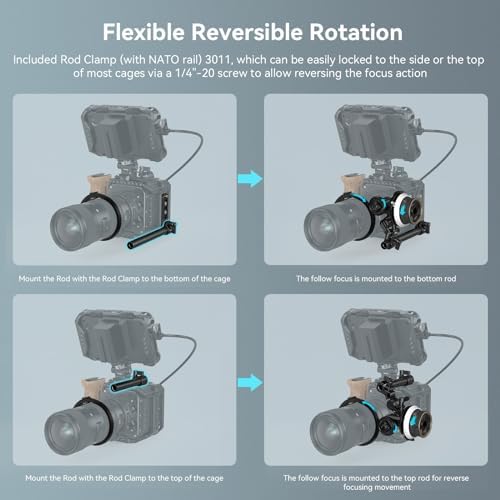 Vue 4 de Smallrig Mini Follow Focus