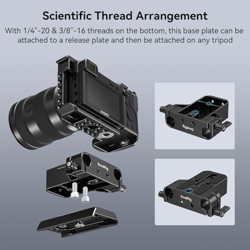 Vue 4 de Smallrig Base Plate Avec