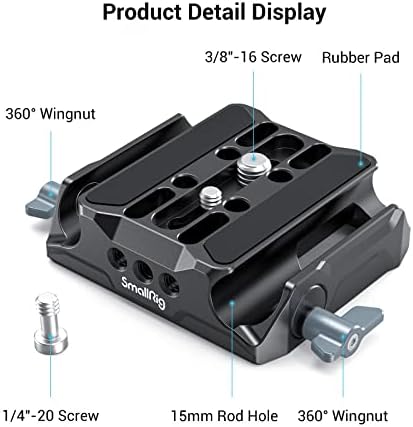 Vue 6 de Smallrig Plaque De Base