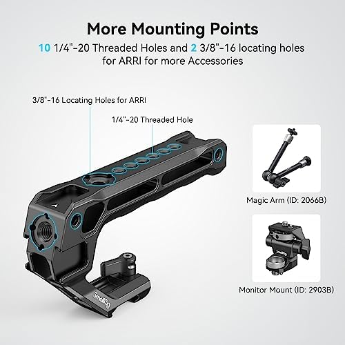 Vue 5 de Smallrig Nato Poignee Superieure