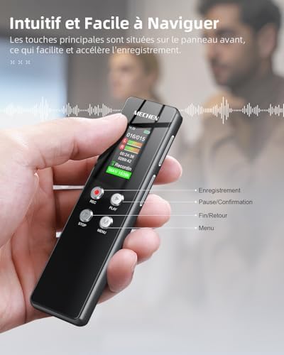 Vue 3 de Mechen Dictaphone Numerique Go