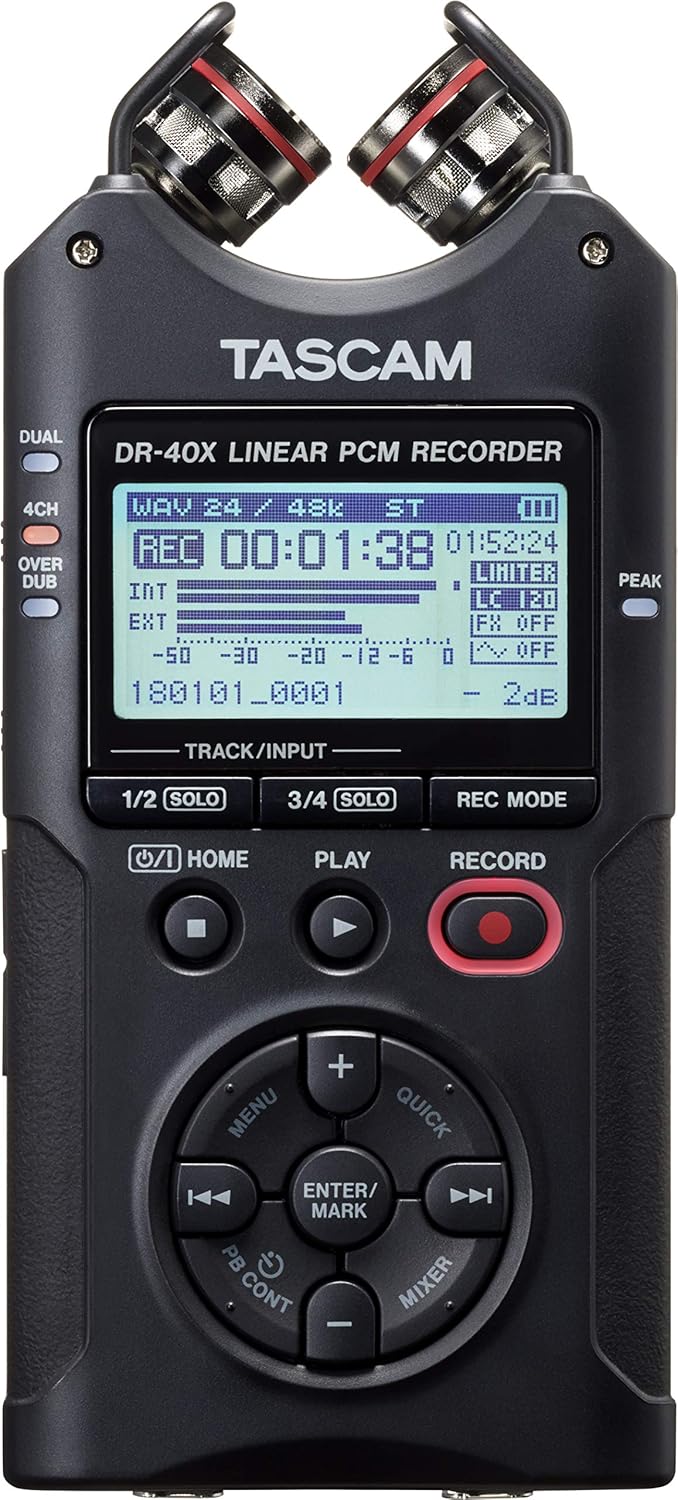 Vue 6 de Tascam Enregistreur Audio Portable