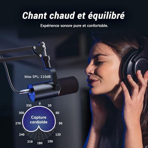 Vue 2 de Tonor Micro Cardioide Dynamique