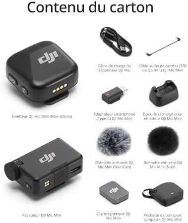 Vue 6 de Dji Mic Mini Tx