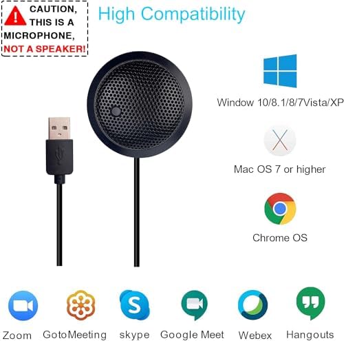 Vue 6 de Microphone Usb De Conference