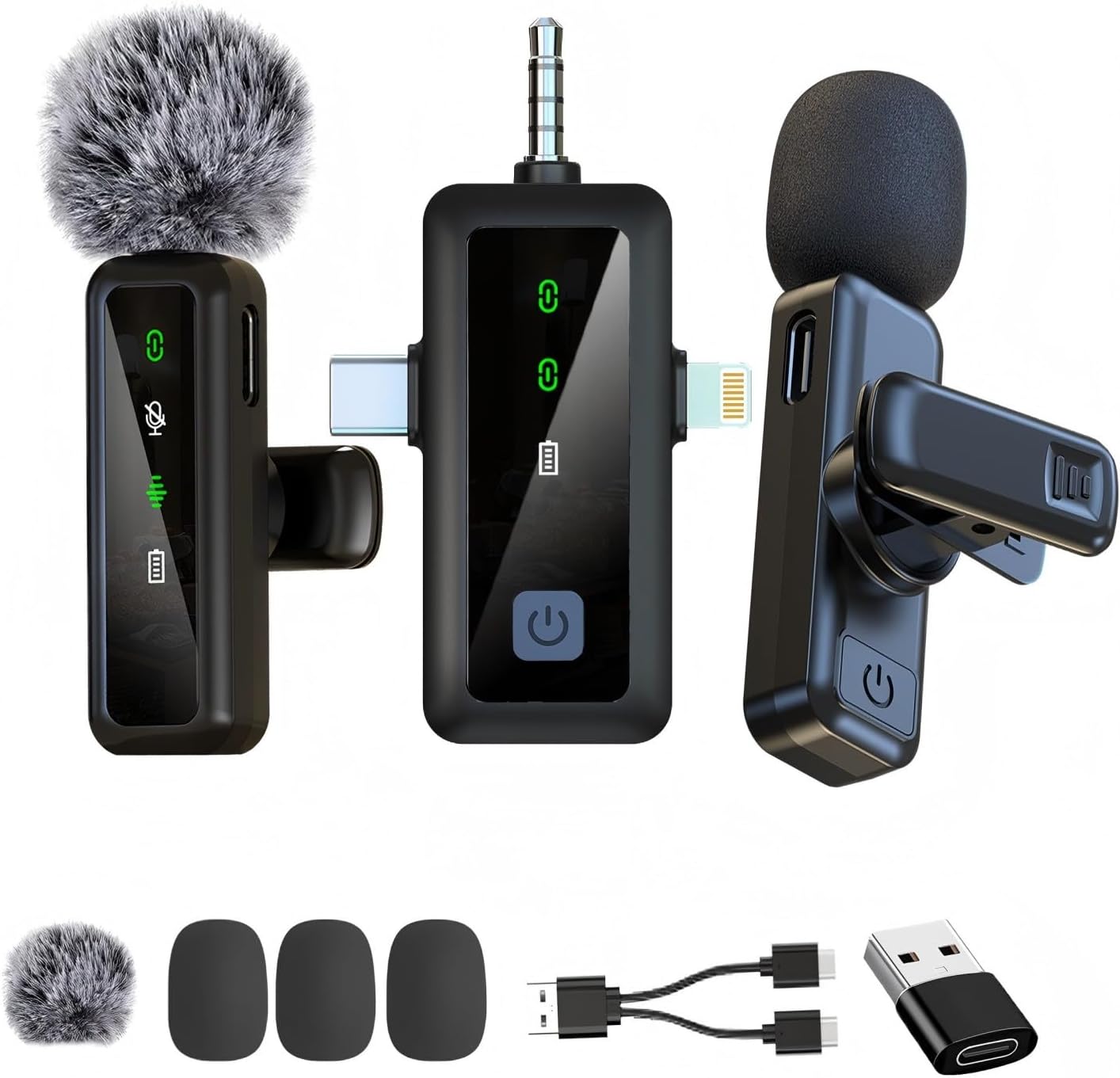 Kinmaizi Microphone Cravate Sans