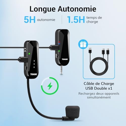 Vue 4 de Tonor Micro Sans Fil