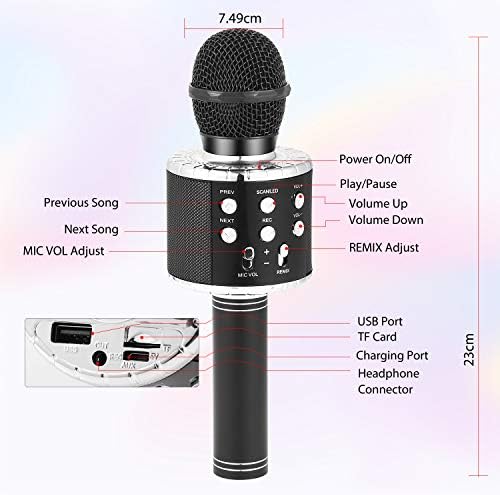 Vue 6 de Fede Microphone Karaoke Sans
