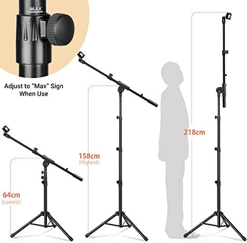 Vue 2 de Cahaya Pied De Microphone