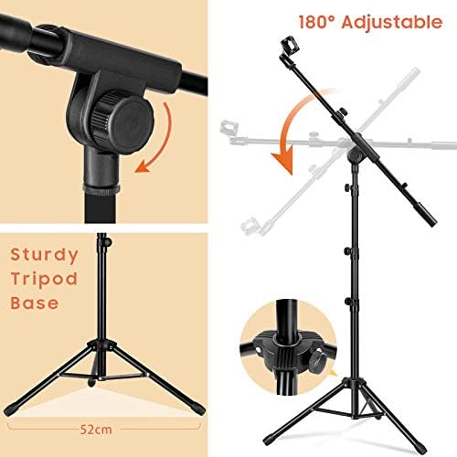 Vue 4 de Cahaya Pied De Microphone