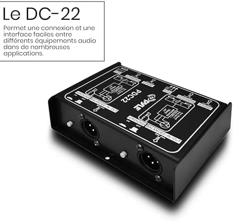 Vue 2 de Pyle Boitier Di Direct