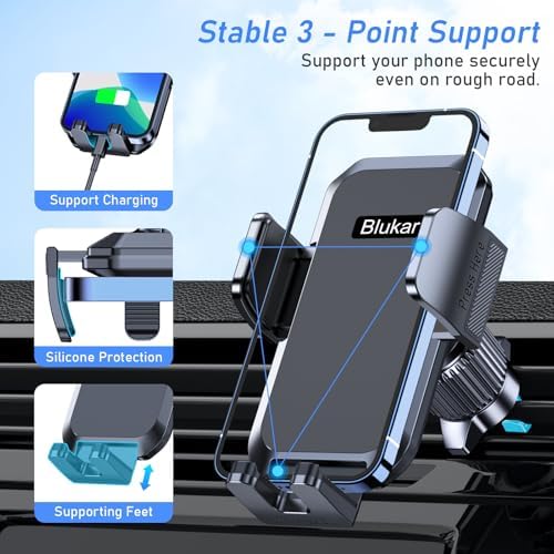 Vue 4 de Blukar Support Telephone Voiture